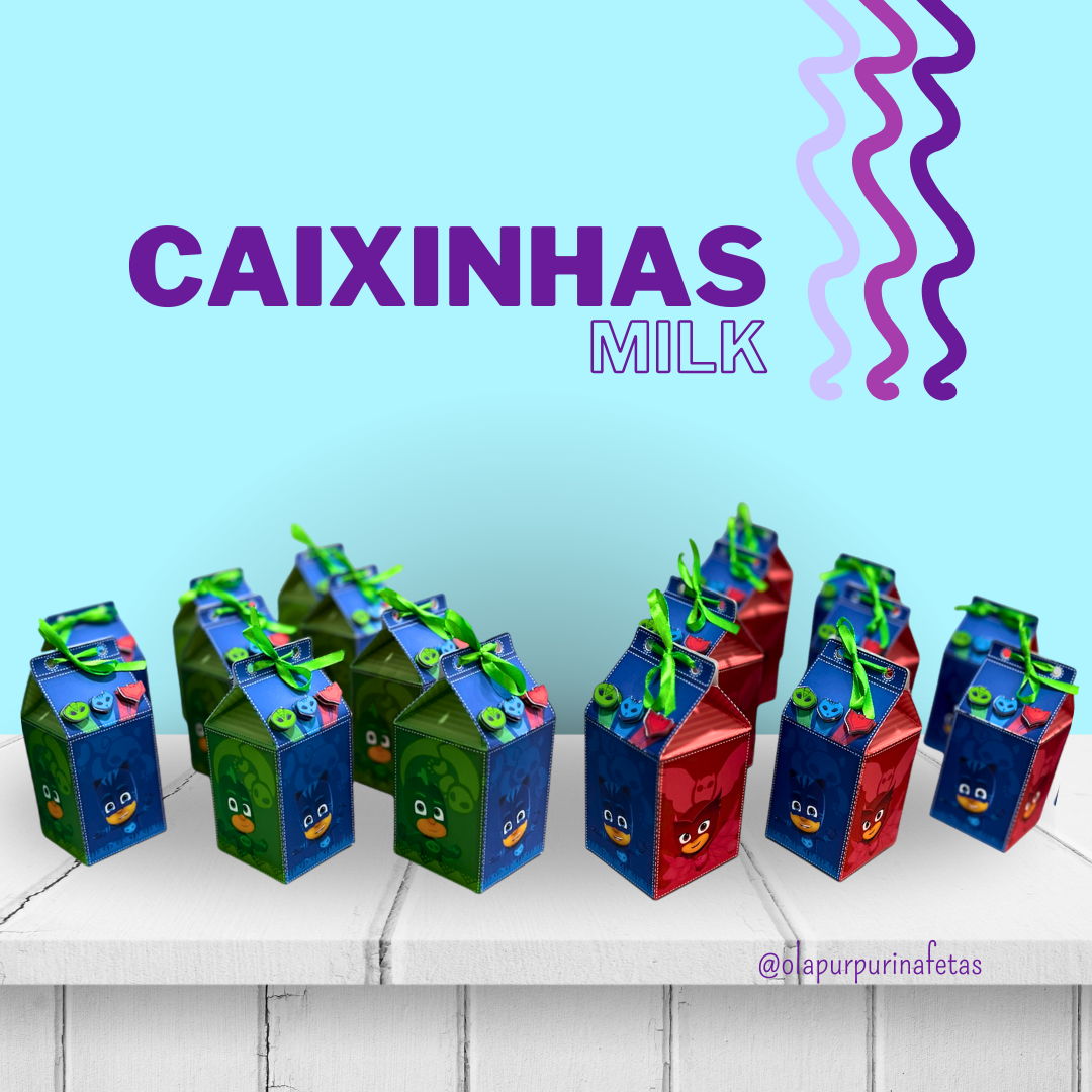 Caixinha Milk - PjMasks