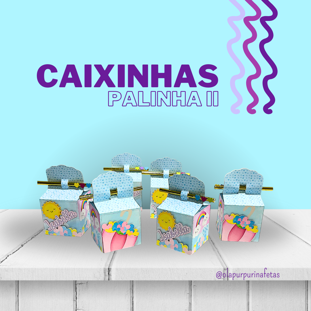 Caixinha Palinha II- Arcoiris