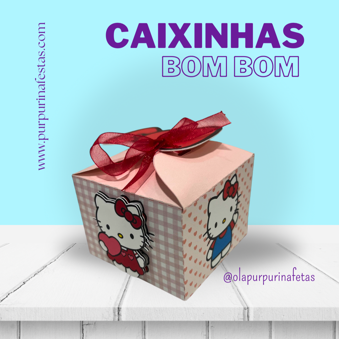 Caixinha Bom Bom - Hello Kitty