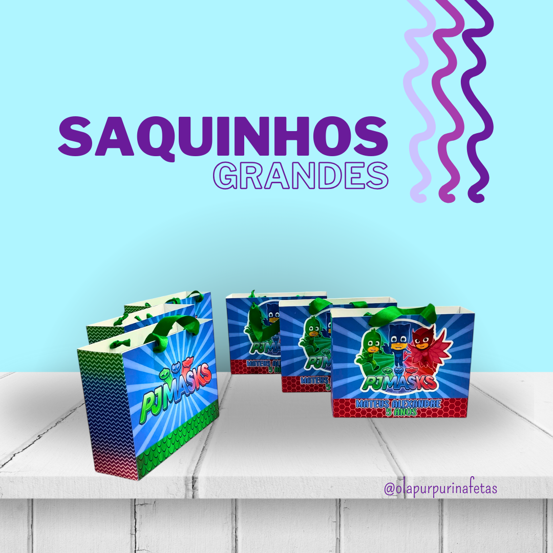 Saco grande personalizáble - PjMasks