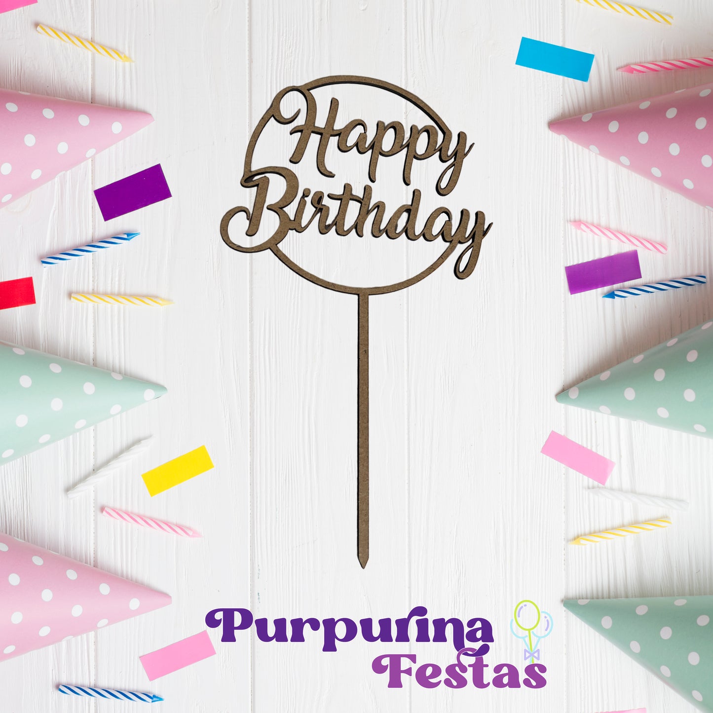 Topo Happy Birthday circular - MFD