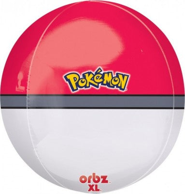Balão Orbz XL - Pokémon (pokebola)