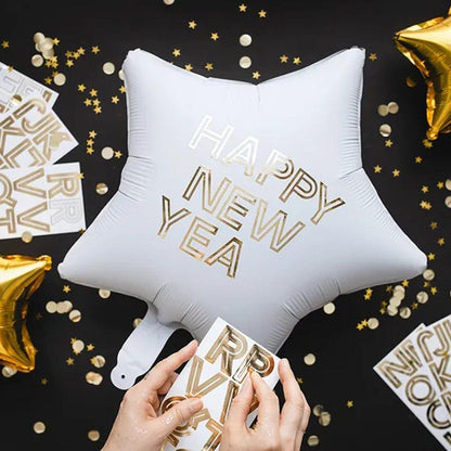 Balão Estrela Branca 32"