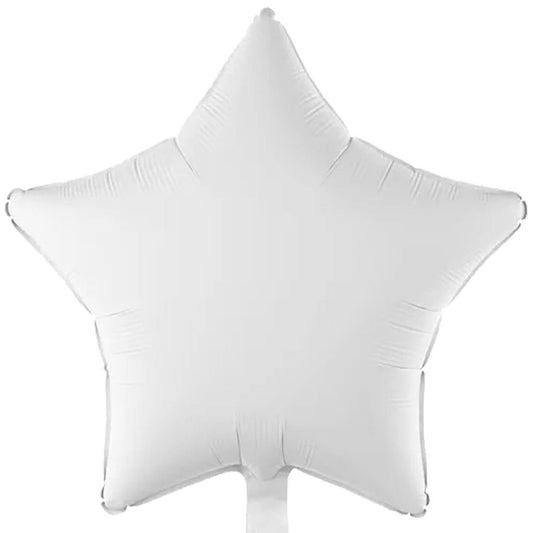 Balão Estrela Branca 32"