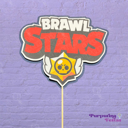 Topo de Bolo Brawl Star -2D