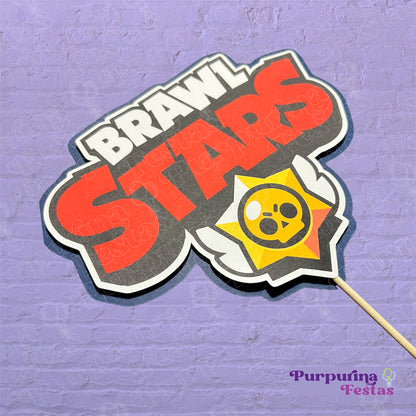 Topo de Bolo Brawl Star -2D