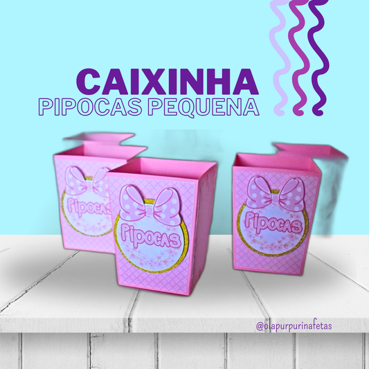 Caixinha Pipocas - Minnie