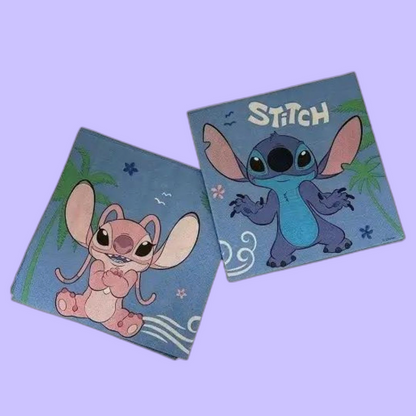 Guardanapos Stitch & Angel