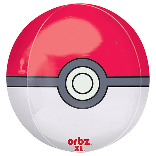 Balão Orbz XL - Pokémon (pokebola)