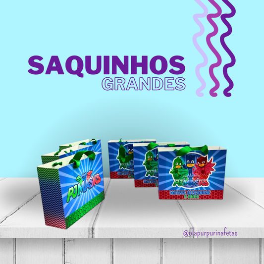 Saco grande personalizáble  - PjMasks