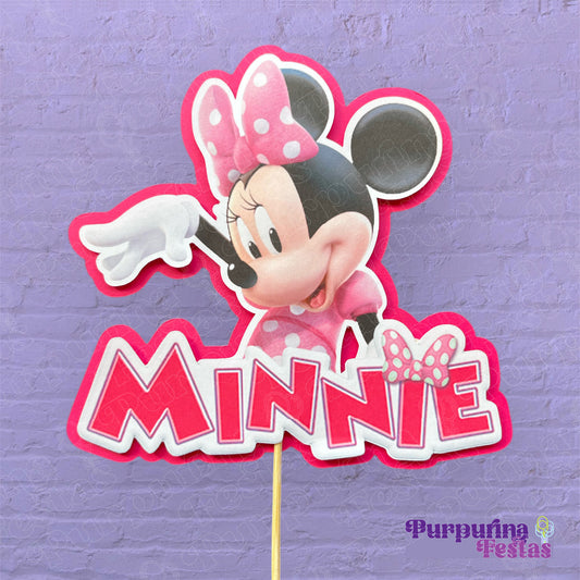 Topo de Bolo Minnie -2D