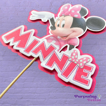 Topo de Bolo Minnie -2D