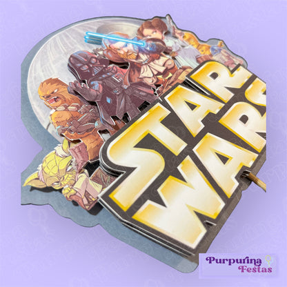 Topo de Bolo Star Wars