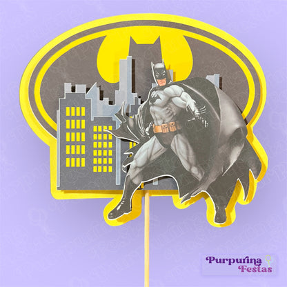 Topo de Bolo Batman