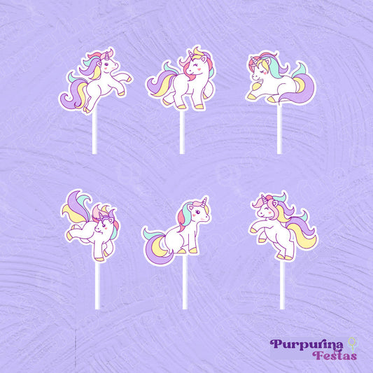 Picks Unicornio Pastéis